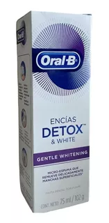 Pasta Dental Oral B, Gengiva Detox Micro Espuma 102g