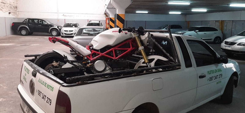Imagen 6 de 12 de Auxilio Traslado De Motos 24hs Caja Baja Transporte Y Fletes