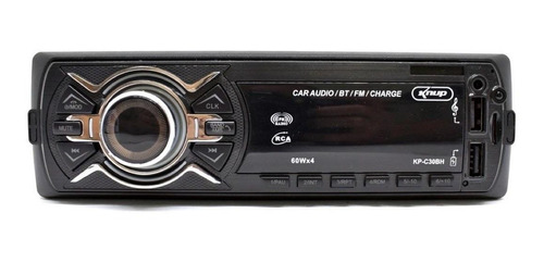 Imagem 1 de 2 de Som automotivo Knup KP-C30BH com USB, bluetooth e leitor de cartão SD
