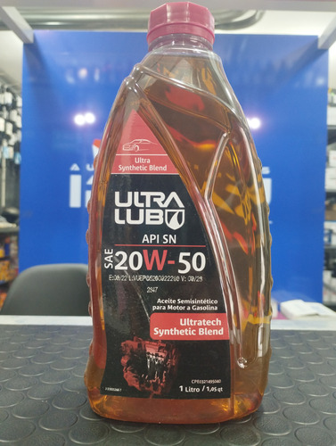 Aceite Ultralub 20w50 Semi Sintetico