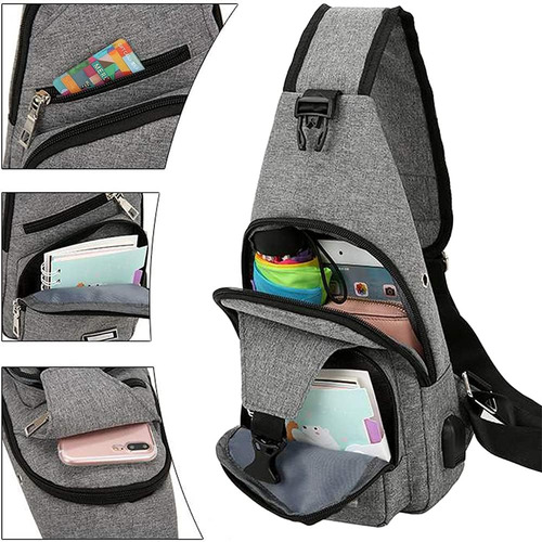 Phabuls Bolso Bandolera Pequeño Para Mujer, Mochila De Lona,