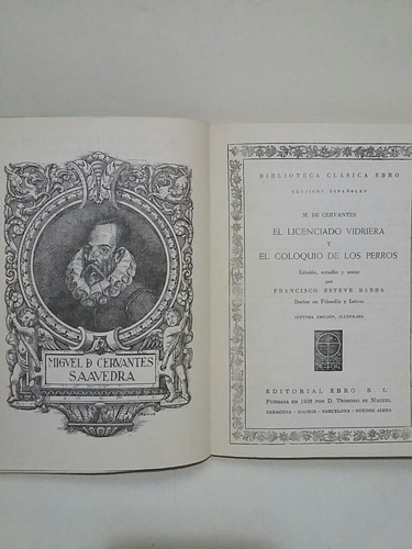 El Canto Errante. El Licenciado En Vidrieras . Lote X 2 (Usado)