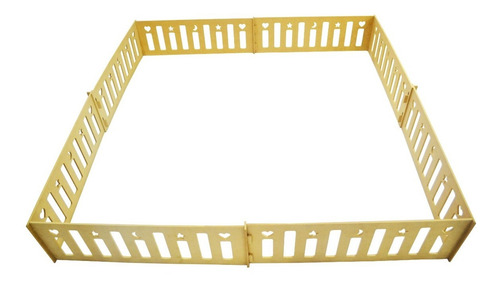 Imagen 3 de 4 de Corralito Corral Pelotero 2x2mt Madera 33cm Alto Extensible