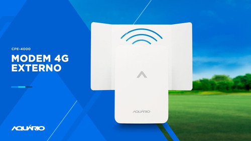 Imagem 4 de 4 de Internet Rural Roteador Exte Voz 4g Externo Aquário Cpe 4000
