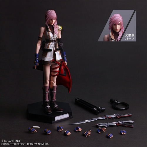 Final Fantasy Xiii: Play Arts Shin - Lightning Pre-vent