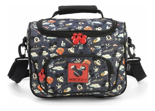 Frasqueira De Viagem Luxcel Necessaire Mickey Mouse - 1204 Cor Preto