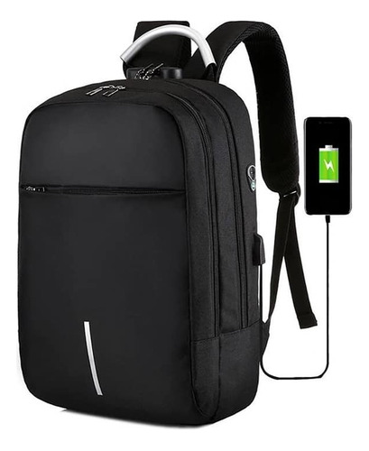 Mochila Antirrobo Impermeable Morral Laptop Notebook Usb Mac