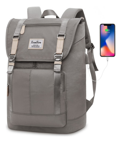 Mochila Para Hombres Y Mujeres Para Laptop De 17 Pulgadas, M