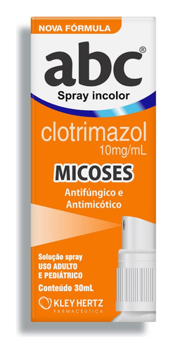Kit C2 Abc Micoses E Fungos Spray 30ml Abc Kley Hertz