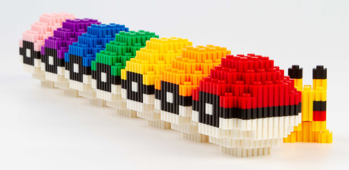 Mini Bloques Pix Brix 1500 Un Mix Balde Pixel-art