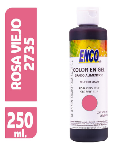 Colorante Comestible Enco Rosa Viejo 2575 250 G