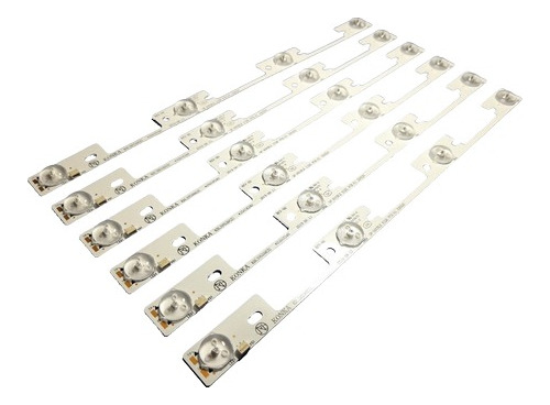 Kit De 6 Tira De 4 Led Admiral Ad4014ad 32,5cm 6v