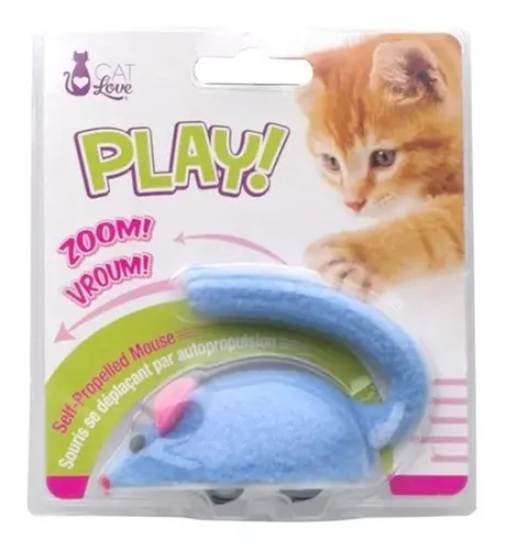 Ratón Juguete Interactivo con Ruedas para Gatos Hagen