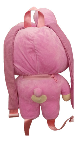 Mochila Backpack Peluche Bt21 Cooky Bts Jungkook 50cm Rosa Liso
