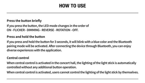 Para Concierto Oficial De K-pop Con Bluetooth Stay.rq1