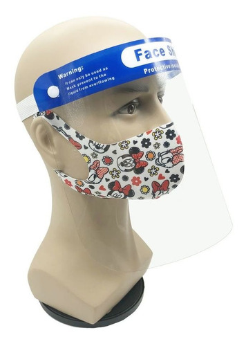 Máscara Protector Facial Escudo Transparente - Otec