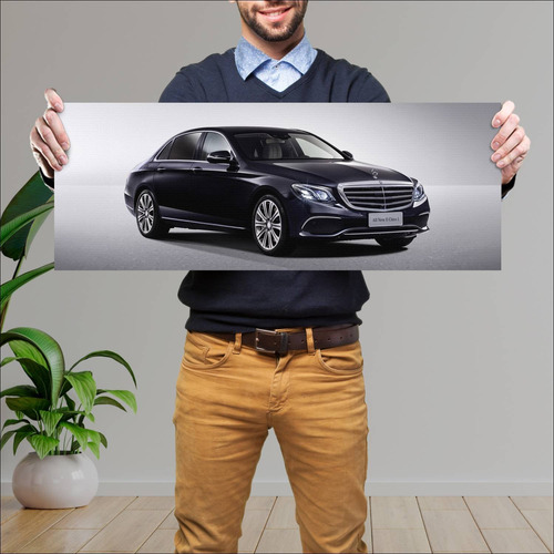 Cuadro 30x80cm Auto 2016 Mercedes Benz E Class L 667