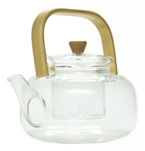 Tetera de borosilicato 900 ml :: Oliviaeco