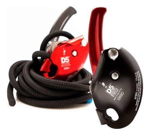 D5 Pro Descensor Rope Access Rescate Tipo I'd Rig Petzl