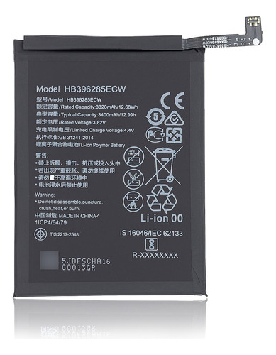 Bateria Hb396289ecw Para Huawei P Smart 2019 Con Garantia