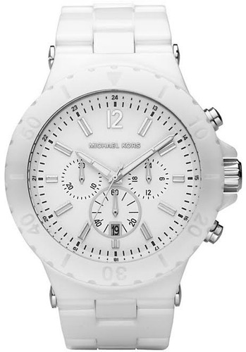 Relógio Michael Kors Mk8177 Dylan Orig Chron Anal Ceramic