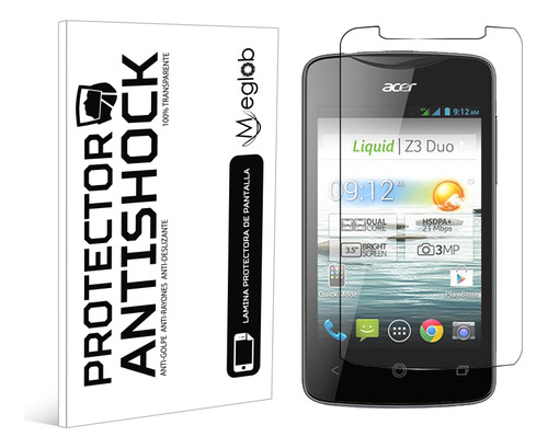 Protector Pantalla Antishock Para Acer Liquid Z3