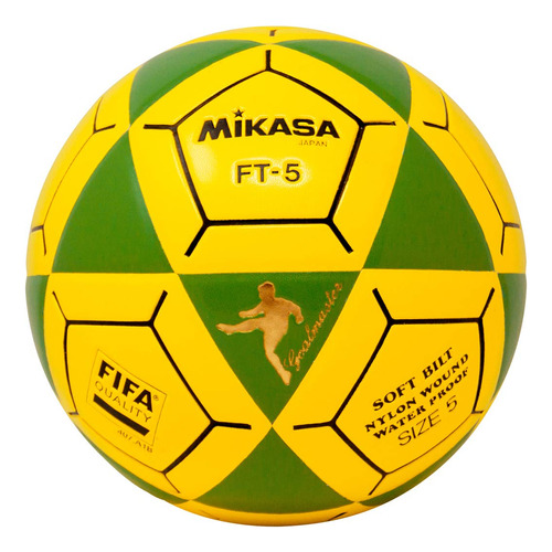 Mikasa Ft5 Goal Master - Balón De Fútbol, Verde/amarillo,.