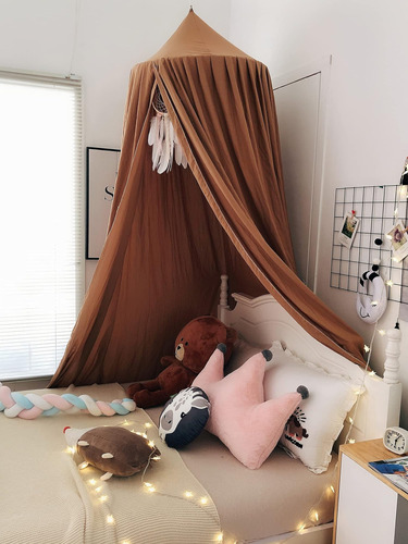 Toldo De Cama De Cuna Para Niños Y Niñas, Cortina De Cama Co