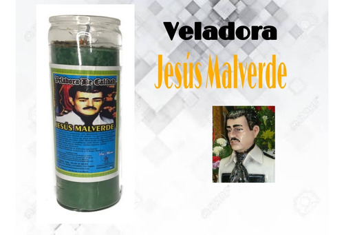 Veladora Jesus Malverde, Para Cumplir Peticiones Imposibles!