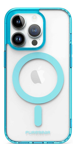 . Funda Puregear Slimshell Magsafe Para iPhone 14 Pro Azul 