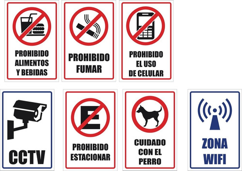 Imagen 3 de 4 de Sticker Vinilo Adhesivo No Prohibido Estacionar
