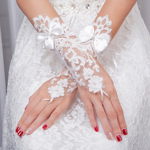 Boda De Encaje De Encaje Vestido De Lazo Novia De Encaje Gua