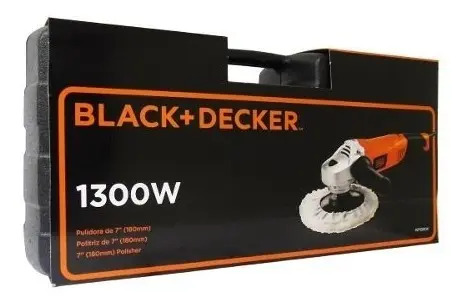 Pulidora Para Auto Black \u0026 Decker 7 PuLG 180mm 1300w Wp1500 | Envío gratis