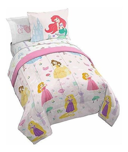 Jay Franco Disney Princesa Juego De Cama Completo Cortado En