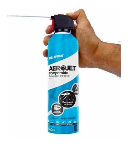 Aire Comprimido Silimex Aerojet 360° Remover Polvo 660 Ml