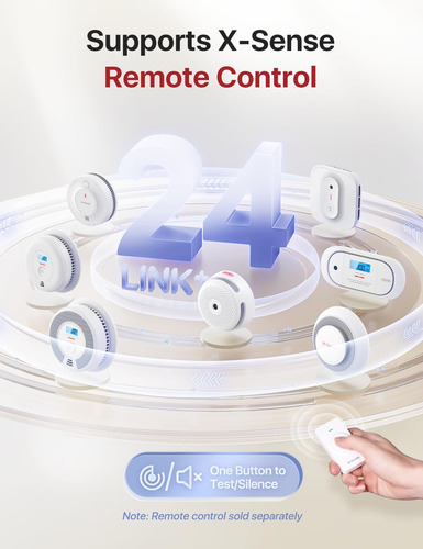 Detectores De Humo C/ Alarma X-sense, Interconectados, 3 Pie