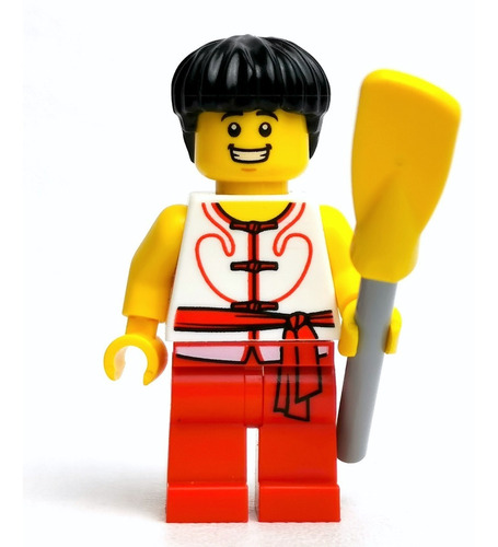 Lego Minifigura Equipo Rojo Miembro #3 Dragon Race 80103 