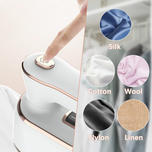 Vaporizador Portátil De Hierro Para Ropa Compacto Y Plegable
