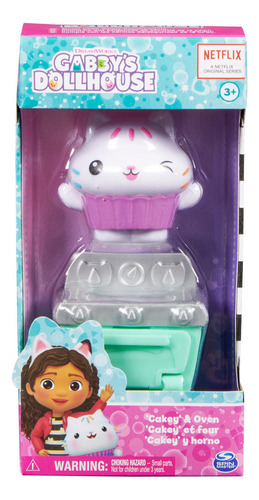 Gabby's Dollhouse - Bonecas Cakey Cat Com Acessório