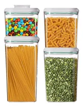 Comprar Organizadores Cocina Set 4 Frascos Hermeticos Para Alimentos