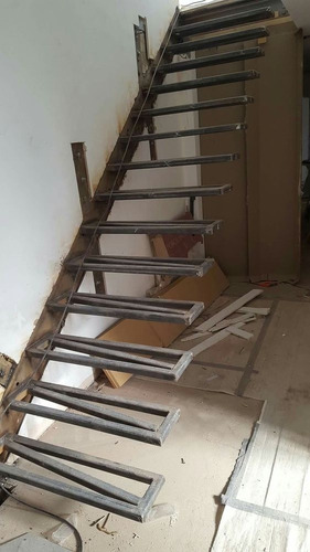 Pasos De Madera,escaleras De Metal Para Interiores Duplex | Mercado Libre