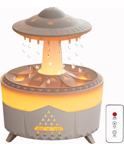 Nube Rain Humidificador De Goteo De Agua De 300 Ml Luz Led