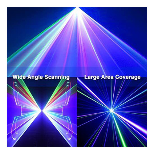500mw Rgb Dmx Sd Tarjeta Láser Proyector Dj Disco Escenario