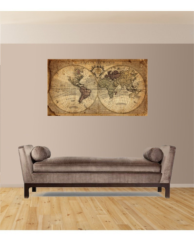 Mapamundi Vinilo Decorativo