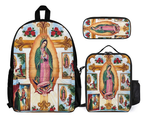 Waygotee Mochila Virgen María Nuestra Señora De Guadalupe.