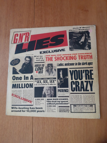 Lp - Guns N' Roses - Gn'r Lies - 1989