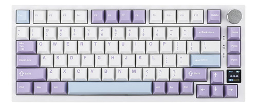 Ajazz Ak820 Pro 75% Teclado Mecánico Pantalla Tft, 3 M...