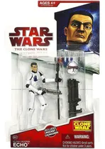 Comprar Clone Trooper Echo Clone Wars Cw # 17  3.75 Star Wars Hasbro