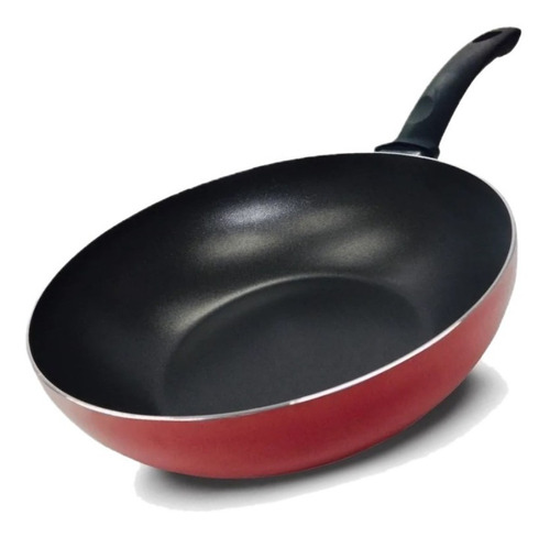 Sarten Wok Antiadherente 28cm Ilko Element Rosso