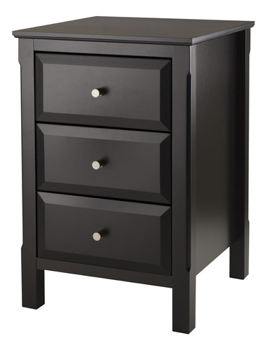 Winsome Timmy - Mesa Decorativa, Color Negro